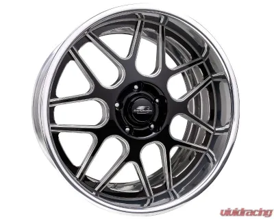 Billet Specialties TEC 7 20x8.5 19 Offset Black Contrast Cut Wheel - TS07BC285T7355