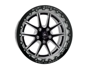 Billet Specialties Single Bead Lock Dynamic LT Wheel 17x11 5-Lug Black Anodized