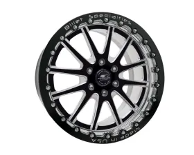 Billet Specialties Single Bead Lock Dynamic LT Wheel 17x11 6-Lug Black Anodized