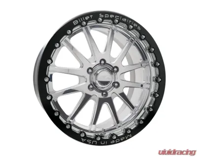 Billet Specialties Single Bead Lock Dynamic LT Wheel 17x10 6-Lug Polished Finish - AMC86SB710