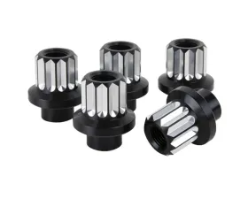 Billet Specialties Mag Shank Style 5PK Billet Aluminum Race Lug Nuts - M12-1.5 x 1/2 .684