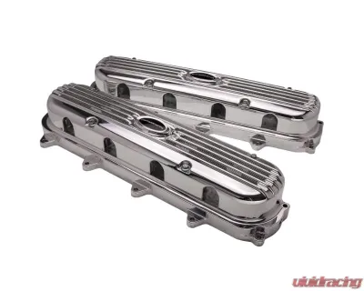 Billet Specialties Polished LT Modular Ribbed Valve Cover Pair - P95570