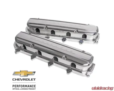 Billet Specialties Polished LT Script Valve Cover Pair - P95580