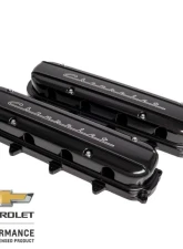 Billet Specialties Black LT Script Valve Cover Pair                                     - P95585 - Image 2