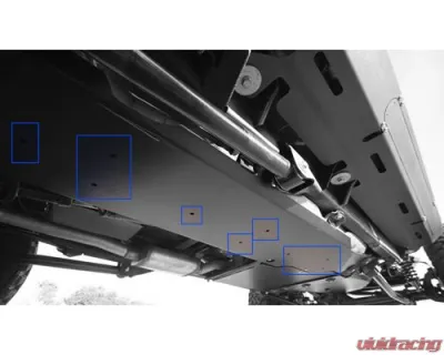 Rock Hard 4x4 RHX Series Fuel Tank Skid Plate for Jeep Wrangler JK 4DR 2007-2018 - RH-6081