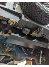 Rock Hard 4x4 Aluminum Muffler Skid Plate for 392 HEMI Jeep Wrangler JL 2/4DR 2018+                                     - RH-90545 - Image 4