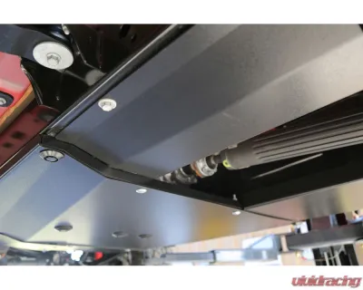 Rock Hard 4x4 Aluminum Complete Bellypan Skid Plate System with Dual Crossmembers for Jeep Wrangler JL 4DR 2.0L eTorque 2018+ - RH-90552