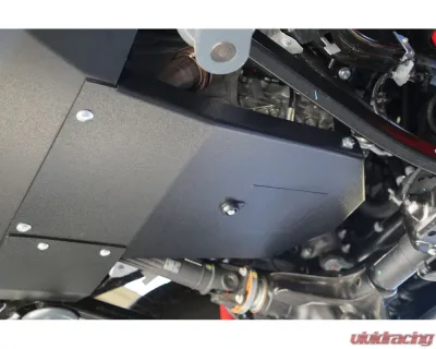 Rock Hard 4x4 Aluminum Complete Bellypan Skid Plate System with Dual Crossmembers for Jeep Wrangler JL 4DR 2.0L eTorque 2018+ - RH-90552