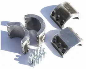 Rockhard 4x4 Unpainted Sport Cage Component Locking Cap/Clamp Kit Jeep CJ7 1976-1978