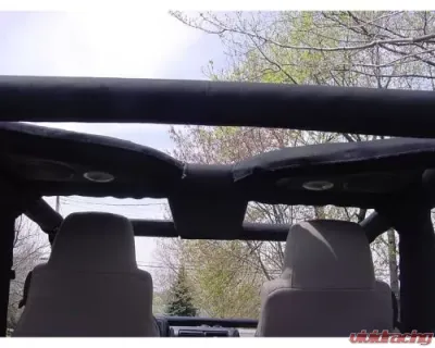 Rockhard 4x4 Black Straight Across The Rear Bar Padding Kit Jeep Wrangler YJ 1987-2006 - RH-1002-RP