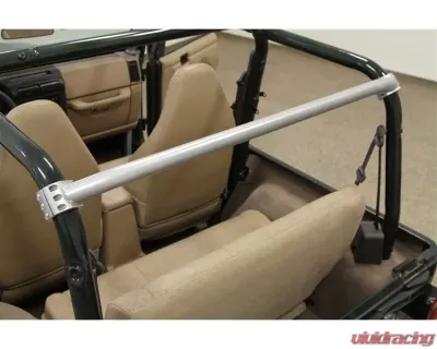 Rockhard 4x4 Unpainted Straight Across Rear Bar Jeep Wrangler YJ 1992-1995 - RH-1002-B