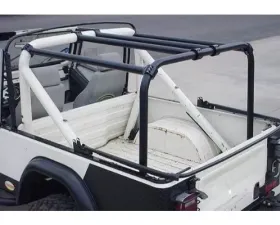 Rockhard 4x4 Unpainted Bolt-In Rear Sport Cage Jeep CJ8 Scrambler 1981-1986