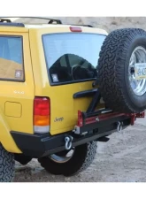Rockhard 4x4 Patriot Series Rear Bumper w/ Tire Carrier Jeep Cherokee XJ 1984-2001                                     - RH-1013 - Image 6