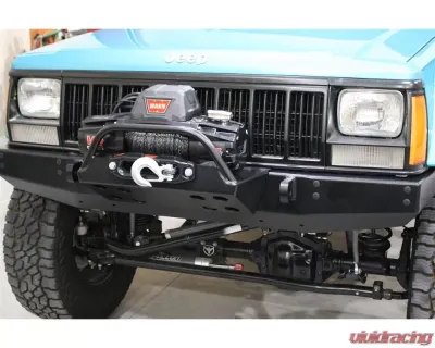 Rockhard 4x4 Bolt-On Winch Plate w/ Fairlead Mount Jeep Cherokee XJ | Comanche | Grand Cherokee WJ/ZJ - RH-1015-A