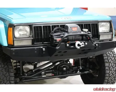 Rockhard 4x4 Bolt-On Winch Plate w/ Fairlead Mount Jeep Cherokee XJ | Comanche | Grand Cherokee WJ/ZJ - RH-1015-A