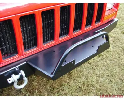 Rockhard 4x4 Bolt-On Winch Plate w/ Fairlead Mount Jeep Cherokee XJ | Comanche | Grand Cherokee WJ/ZJ - RH-1015-A