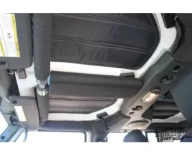 Rockhard 4x4 Black Overhead T-Section Padding Kit Jeep Wrangler JK 2/4-Door 2007-2018