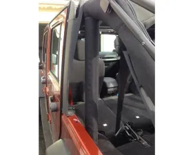Rock Hard 4x4 Padding Kit for C-Pillar Brace Kit for Jeep Wrangler JK 4DR 2007-2018
