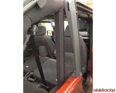 Rock Hard 4x4 Padding Kit for C-Pillar Brace Kit for Jeep Wrangler JK 4DR 2007-2018 - RH-1035-P