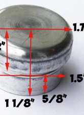Rock Hard 4x4 Replacement 1.75" Aluminum Tubular End Cap                                     - RH-1359 - Image 2