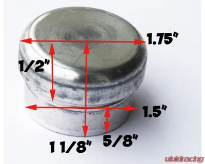 Rock Hard 4x4 Replacement 1.75" Aluminum Tubular End Cap - RH-1359