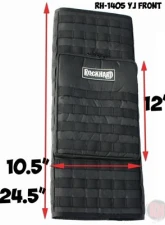Rock Hard 4x4 Molle Cargo Wrap for Jeep Wrangler YJ Front 1987-1995                                     - RH-1405 - Image 8