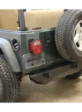 Rockhard 4x4 Patriot Series Non Tire Carrier Rear Bumper Jeep Wrangler CJ | YJ | TJ | LJ 1976-2006                                     - RH-2001-AC - Image 5