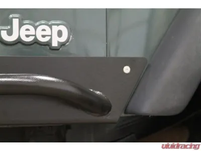 Rock Hard 4x4 Patriot Series Rocker Guards w/ Tube Sliders - Raw Finish for Jeep Wrangler TJ 1997-2006 - RH-3001-S