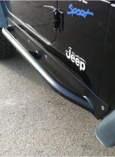 Rock Hard 4x4 Patriot Series Rocker Guards w/ Tube Sliders - Raw Finish for Jeep Wrangler TJ 1997-2006                                     - RH-3001-S - Image 11