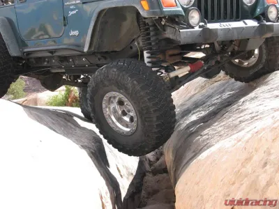 Rock Hard 4x4 Patriot Series Rocker Guards w/ Tube Sliders - Raw Finish for Jeep Wrangler TJ 1997-2006 - RH-3001-S