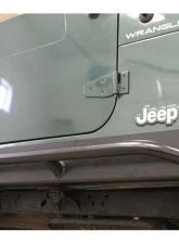Rock Hard 4x4 Patriot Series Rocker Guards w/ Tube Sliders - Raw Finish for Jeep Wrangler TJ 1997-2006                                     - RH-3001-S - Image 2
