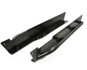 Rockhard 4x4 Black Patriot Series Rocker Guards w/ Tube Sliders Jeep Wrangler Unlimited LJ 2003-2006