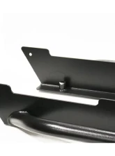 Rockhard 4x4 Black Patriot Series Rocker Guards w/ Tube Sliders Jeep Wrangler Unlimited LJ 2003-2006                                     - RH-3001-UCS - Image 2