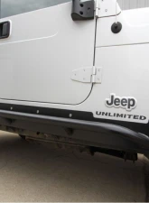 Rock Hard 4x4 Patriot Series Rocker Guards w/ Tube Sliders - Raw Finish for Jeep Wrangler Unlimited LJ 2003-2006                                     - RH-3001-US - Image 5