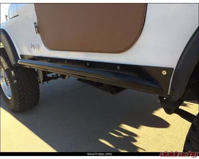 Rockhard 4x4 Patriot Series Rocker Guards w/ Tube Sliders Jeep CJ7 1976-1986 - RH-3002-CJ
