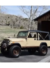 Rockhard 4x4 Patriot Series Rocker Guards w/ Tube Sliders Jeep CJ8 Scrambler 1981-1986                                     - RH-3005 - Image 5