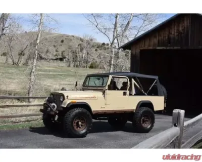 Rockhard 4x4 Patriot Series Rocker Guards w/ Tube Sliders Jeep CJ8 Scrambler 1981-1986 - RH-3005