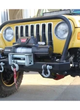 Rockhard 4x4 Bolt-On Grille Hoop Jeep Wrangler CJ | YJ | TJ | LJ 1976-2006                                     - RH-4001-A - Image 4
