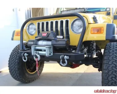 Rockhard 4x4 Bolt-On Grille Hoop Jeep Wrangler CJ | YJ | TJ | LJ 1976-2006 - RH-4001-A