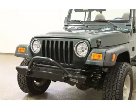 Rockhard 4x4 Narrow Width Angled Forward Hoop Legendary Front Bumper Jeep CJ5 | CJ7 | CJ8 | Wrangler YJ | TJ | LJ 1976-2006