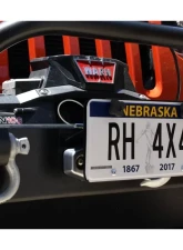 Rockhard 4x4 Hawse Fairlead License Plate Mount w/ Cable Lanyard                                     - RH-4004 - Image 7