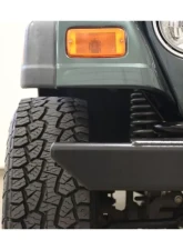 Rockhard 4x4 Full Width Legendary Straight Up Hoop Front Bumper Jeep Wrangler CJ | YJ | TJ | LJ 1976-2006                                     - RH-4005-C60 - Image 2