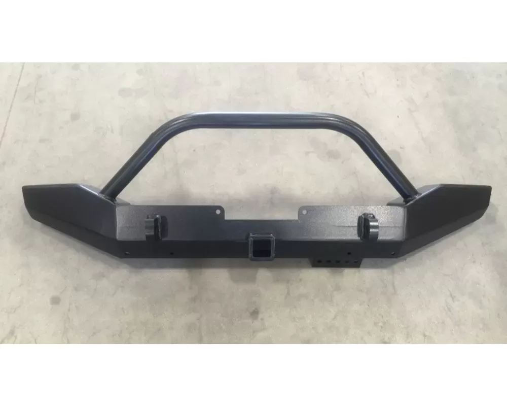 Rockhard 4x4 Patriot Series Full Width Front Bumper w/Receiver Jeep CJ5 | CJ7 | CJ8 | Wrangler YJ | TJ | LJ 1976-2006 - RH-4011