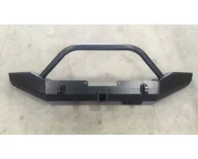 Rockhard 4x4 Patriot Series Full Width Front Bumper w/Receiver Jeep CJ5 | CJ7 | CJ8 | Wrangler YJ | TJ | LJ 1976-2006