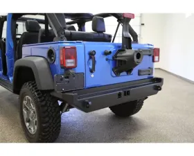 Rockhard 4x4 Patriot Series Rear Bumper W/o Tire Carrier Jeep Wrangler JK 2007-2018