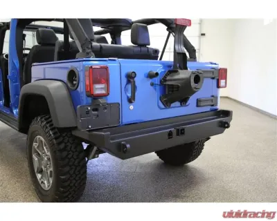 Rockhard 4x4 Patriot Series Rear Bumper W/o Tire Carrier Jeep Wrangler JK 2007-2018 - RH-5000