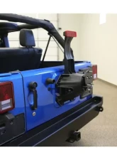 Rockhard 4x4 1.5" Tire Carrier/Factory Spare Tire Relocation Bracket Jeep Wrangler JK 2/4-Door 2007-2018                                     - RH-5000-R - Image 3