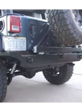 Rockhard 4x4 Patriot Series Rear Bumper w/ Tire Carrier Jeep Wrangler JK 2007-2018                                     - RH-5001 - Image 6