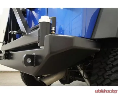 Rockhard 4x4 Patriot Series Rear Bumper w/ Tire Carrier Jeep Wrangler JK 2007-2018 - RH-5001