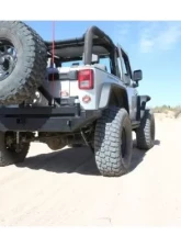 Rockhard 4x4 Patriot Series Rear Bumper w/ Tire Carrier Jeep Wrangler JK 2007-2018                                     - RH-5001 - Image 5